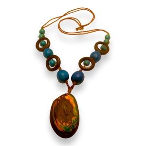 Tagua nut necklace
